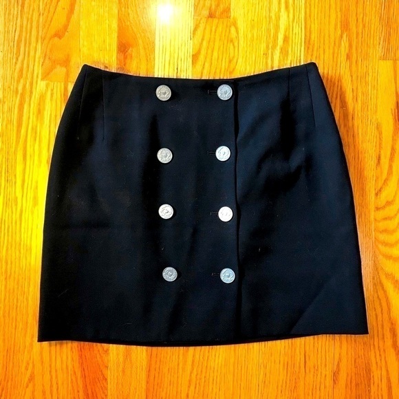 Moschino One of a Kind Double Button Mini Skirt - Picture 8 of 8